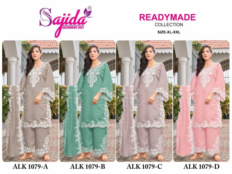 Sajida 1079 A To D Readymade Pakistani Salwar Kameez Suppliers In India