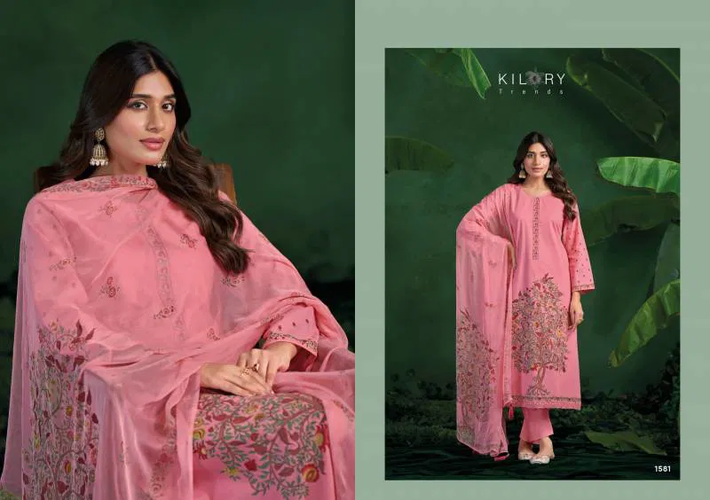 Rosemeen By Kilory Lawn Cotton Printed Salwar Kameez Orders In India
