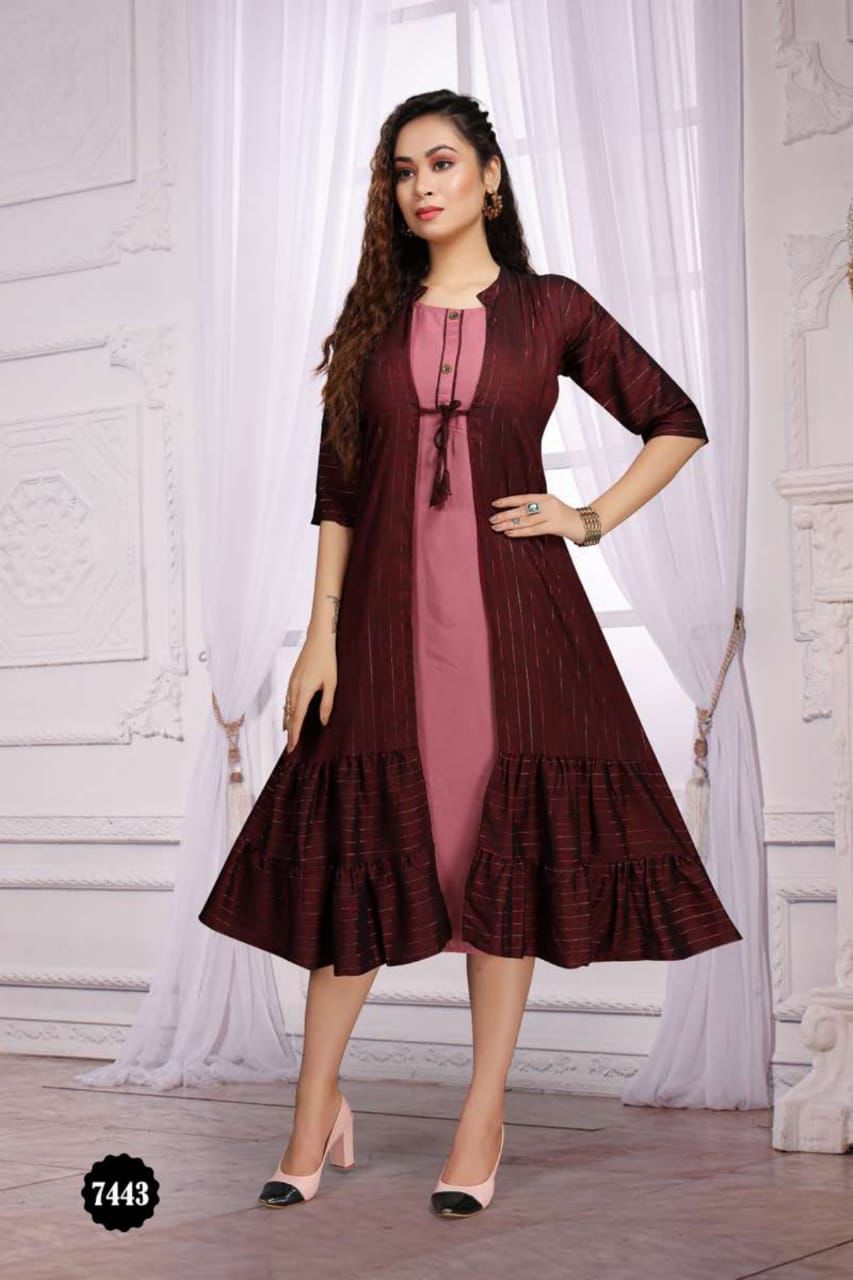 Beauty Queen Ladali 2 Fancy Designer Party Wear Rayon Kurti Collection