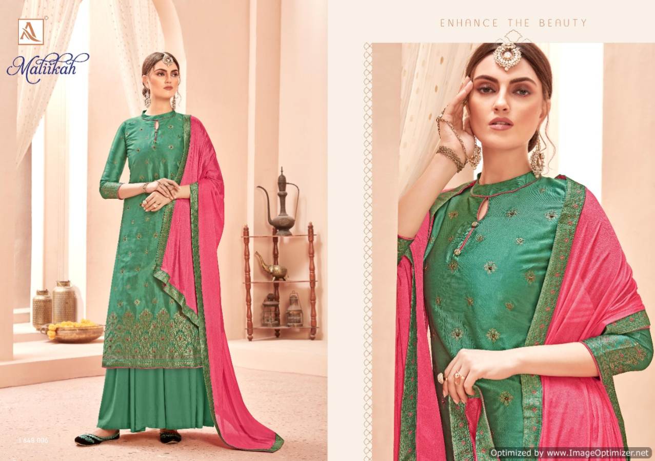 Alok Maliika Exclusive Pretty Designer Heavy Festive Wear Salwar Suit Collection 
