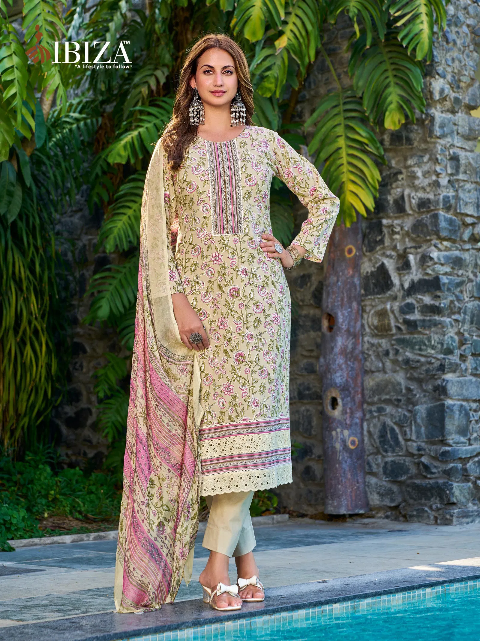 Amara Vol 2 By Ibiza Camric Cotton Printed Salwar Kameez Exporters In India
