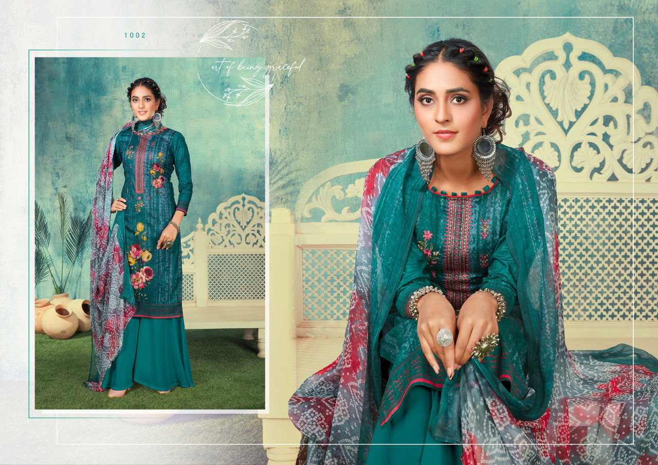 Anita Kesariya Kaashvi Latest Fancy Casual Wear Style Printed Cambric Cotton Designer Summer Dress Material Collection
