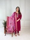 Naisha K 287 Casual Wear Roman Kurti With Bottom Dupatta Wholesale Suppliers In India