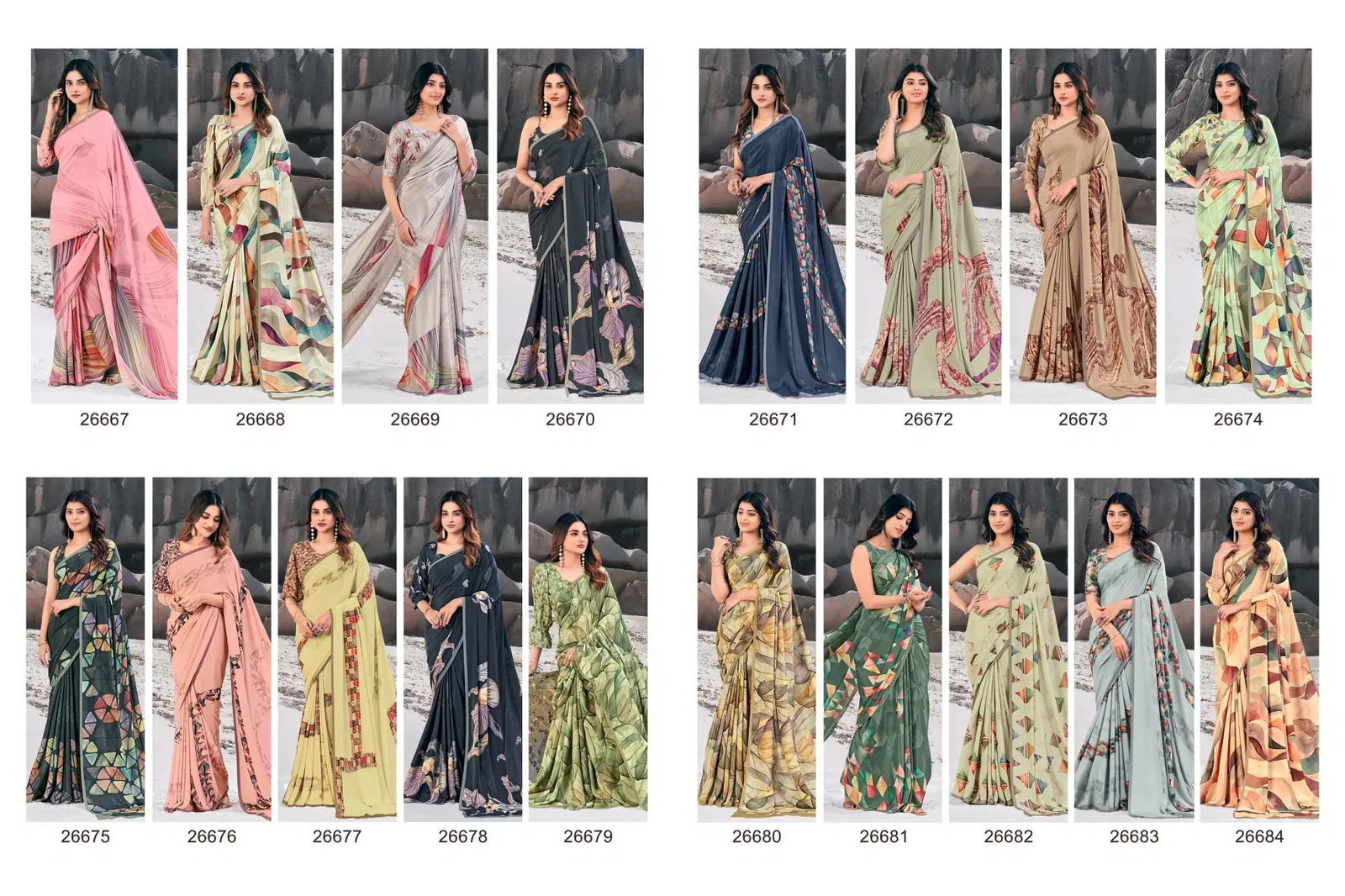 Regis Vol 3 By Bela Silk Crepe Saree Wholesale Clothing Distributors In India