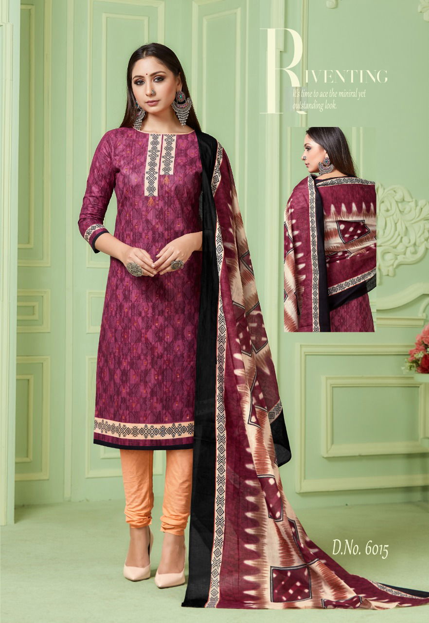SC Liza 6th Edition Latest Designer Festive Wear Cotton Printed Dress Material Collection 