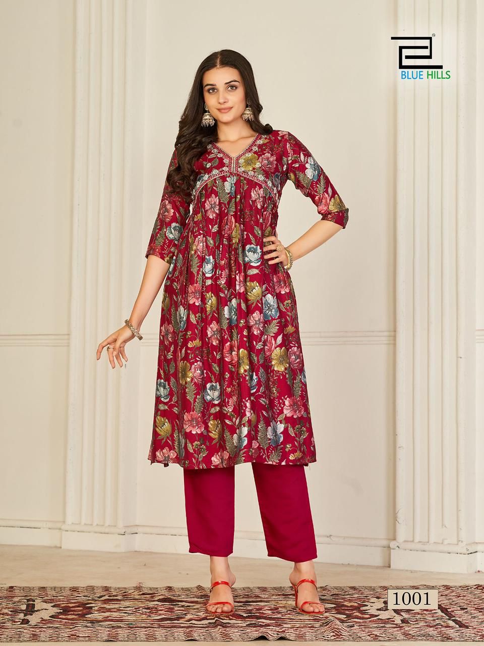 Blue Hills Suhana Alia Cut Kurti With Bottom Catalog
