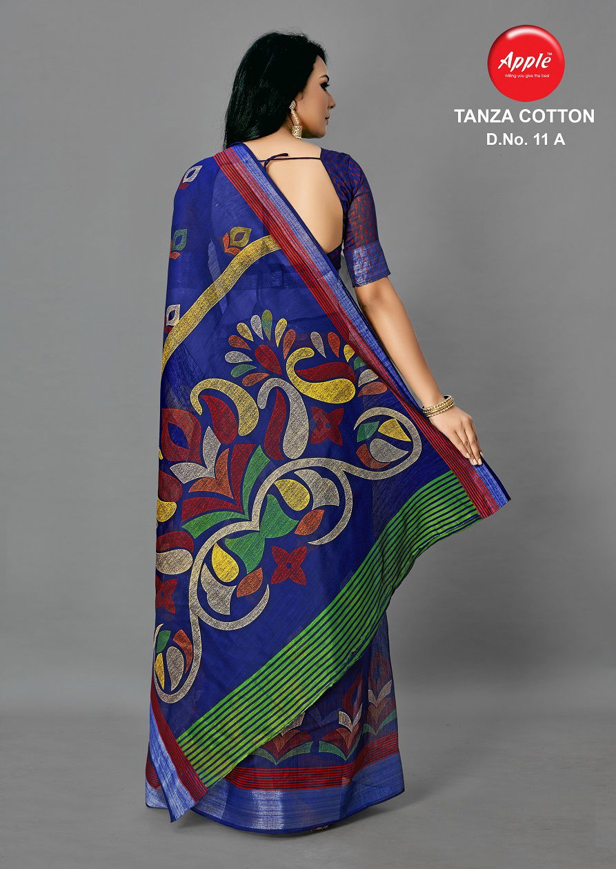 Apple Tanza Cotton 11 Latest Casual Regular Wear Cotton Saree Collection
