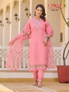 Summer Love By Ossm Embroidery Premium Cotton Chikankari Readymade Suits Wholesale Supplers In Mumbai