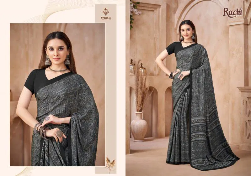 Vivanta Silk 44 By Ruchi Crepe Silk Saree Wholesale Price In Surat