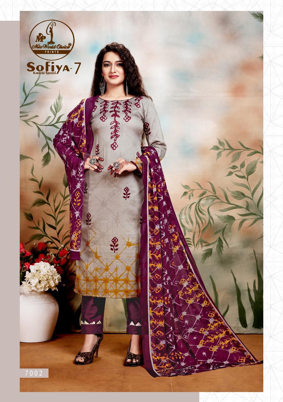 Sofiya 7 New Designer Printed Cotton Dress Material Collection 