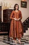 Dhruvi 369 Designer Silk Kurti With Bottom Dupatta Set Wholesale Clothing Suppliers In India