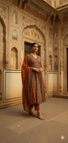 Naisha K 395 Cotton Anarkali Doriya Casual Wear Kurti With Pant Dupatta Suppliers In India