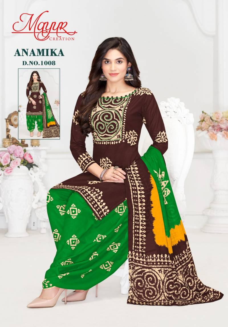 Anamika Vol 1 By Mayur Cotton Printed Dress Material Orders In India