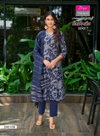 Rashmika Vol 1 By Diya Trends Vertican Kurti With Bottom Dupatta Wholesale Price In Surat