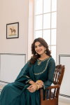 Naisha K 136 Mal Chanderi Anarkali Kurti Bottom With Dupatta Exporters In India