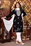 Rabab Vol 1 By Sangeet Embroidery Kurti With Bottom Dupatta Exporters In India