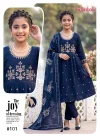 Madhubala Kids Roman Silk Embroidered Kurti Set