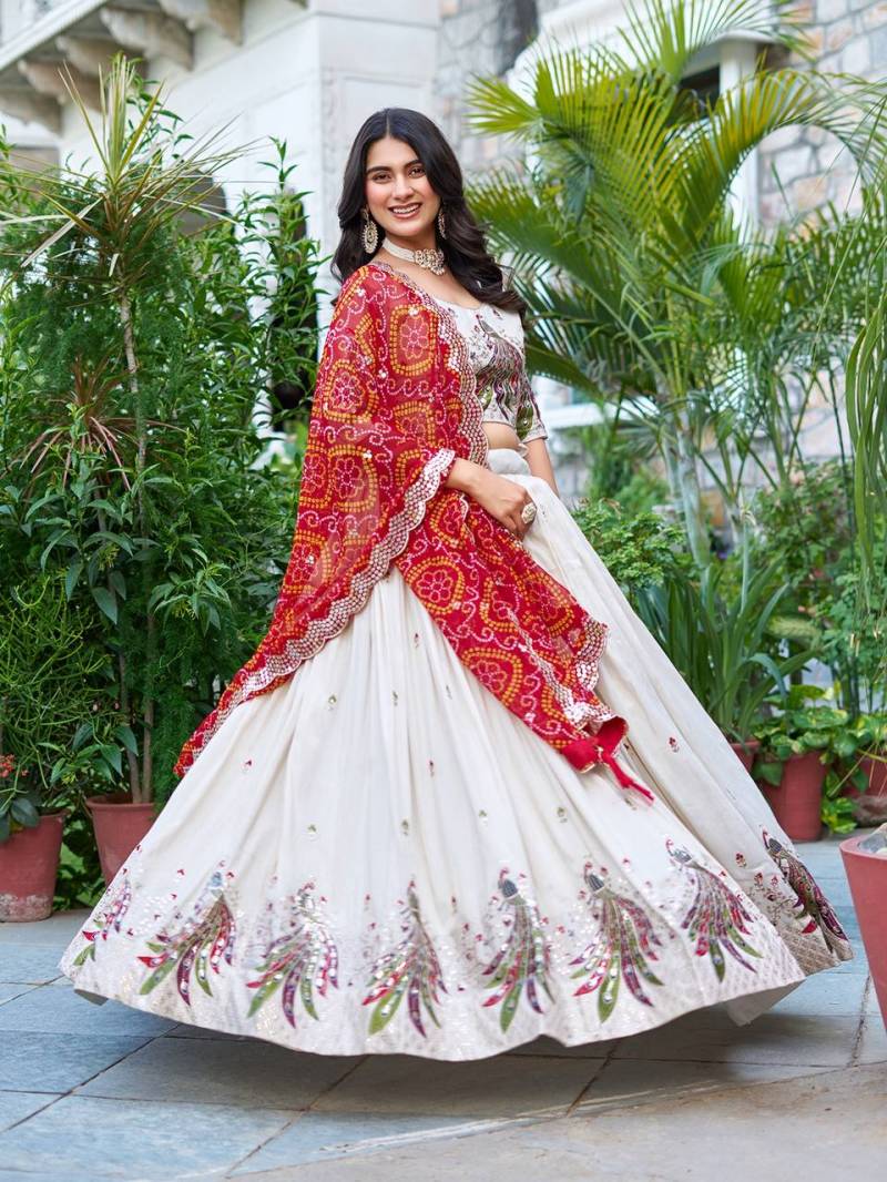 Luna Vol 57 Designer Silk Embroidered Lehenga Choli Suppliers In India