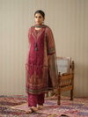 Psyna 2511 Readyamde Organza Elegant Kurti With Pant Dupatta Combo Set Wholesale Online