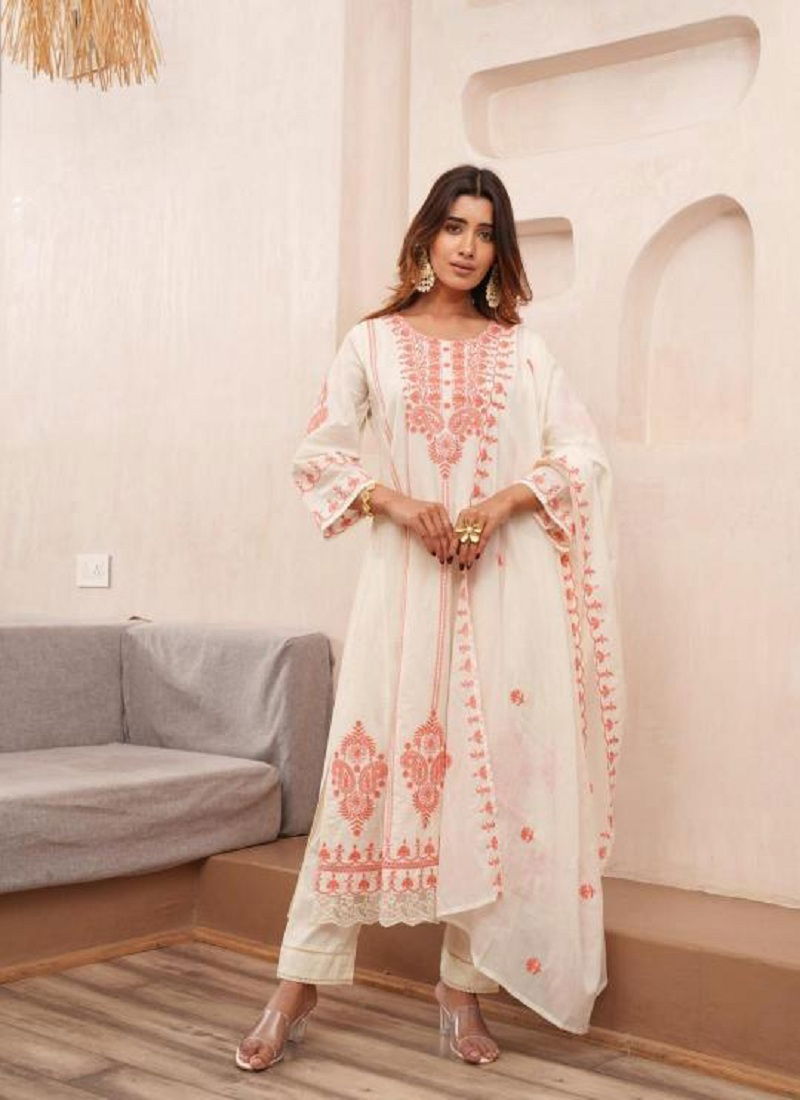 Anarkali Concept By Psyna Cotton Readymade Traditional Dress