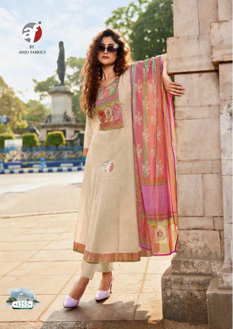 Af Cotton Kali Fancy Kurti Bottom With Dupatta Wholesale Suppliers In Mumbai