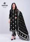 Aaliza Black And White Vol 4 By Deeptex Printed Cotton Online Dress Material Wholesale
