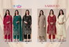 Aarrzoo By Vipul Crinkle Chiffon Embroidery Wholesale Designer Salwar Suits In India