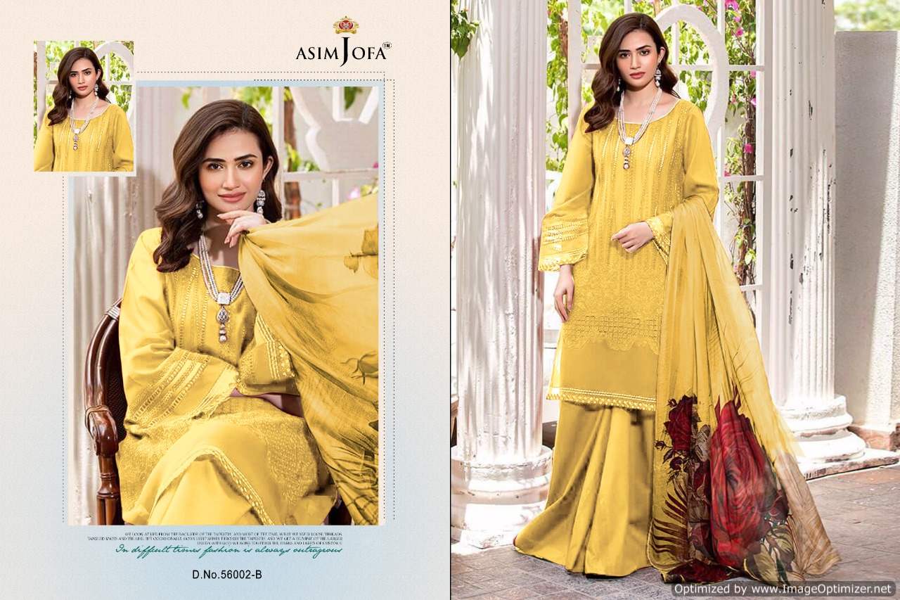 Asim Jofa 1 Premium Edition Collection Cotton With Beautiful Embroidery Work Pakistani Salwar Kameez
