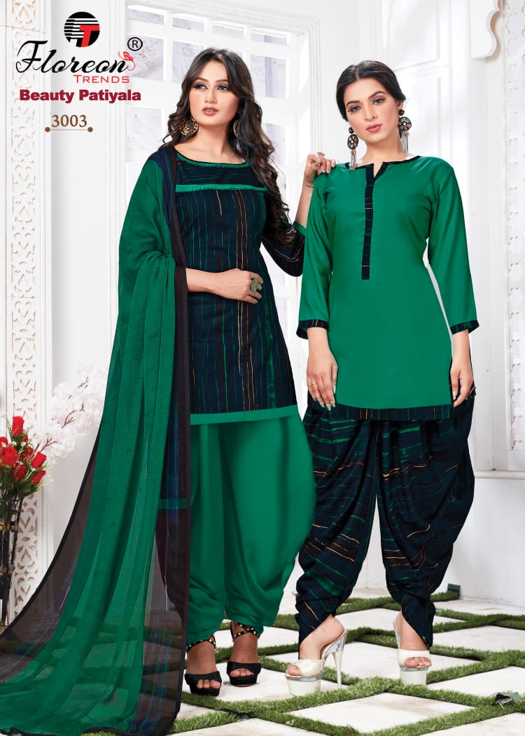 Floreon Beauty Patiyala 3 Latest Casual Regular Wear Printed cambric Cotton Collection
