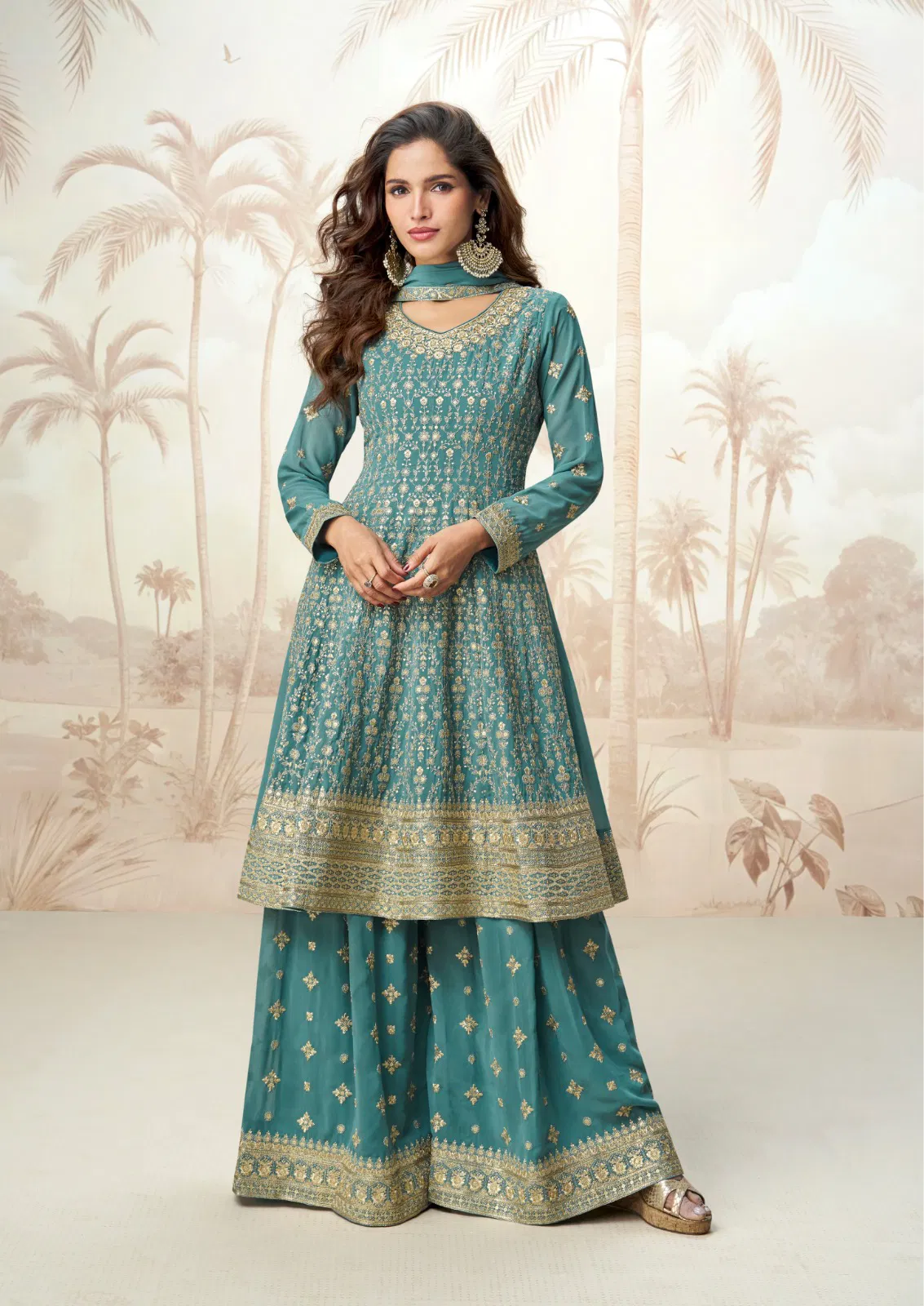 Jasmine By Aashirwad Georgette Readymade Suits Wholesale Price In Surat