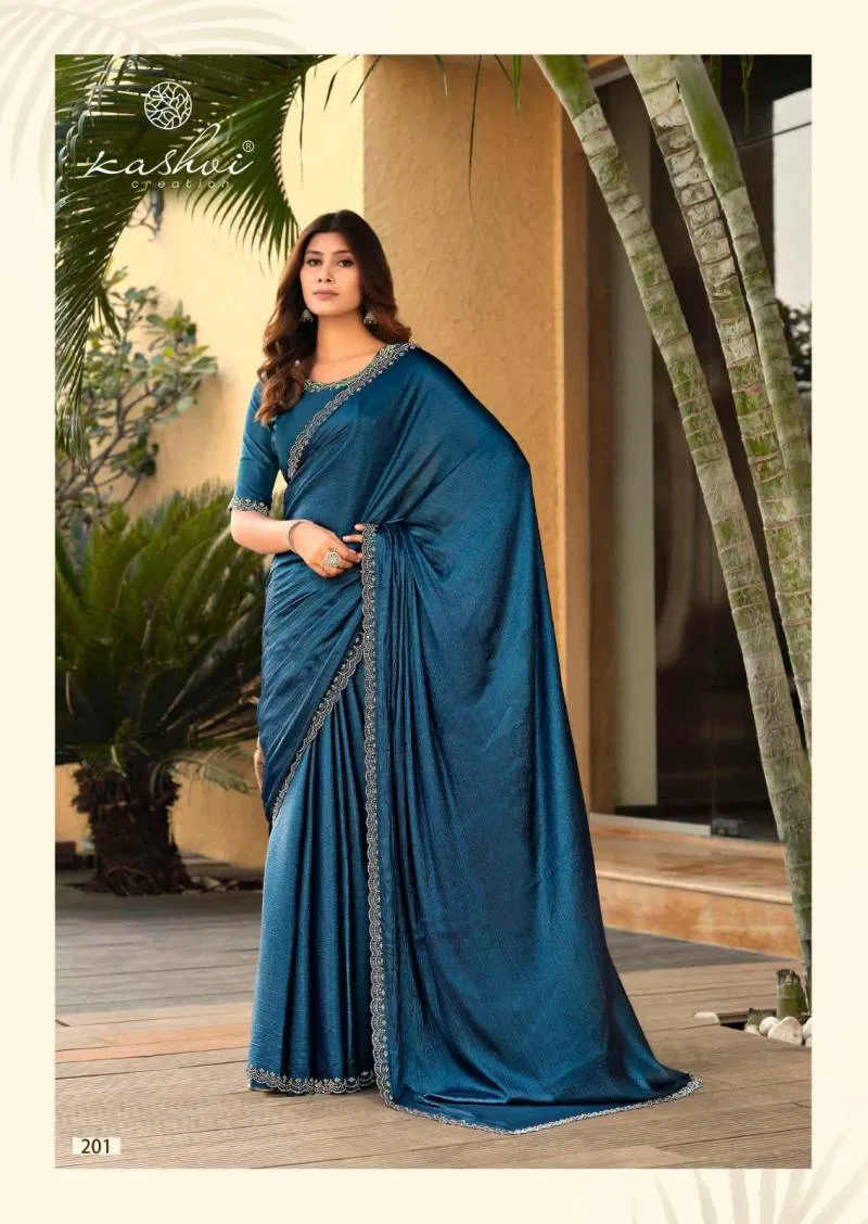 Sapphire Vol 2 By Kashvi Soft Silk With Jharkan Work Saree Wholesale Market Surat