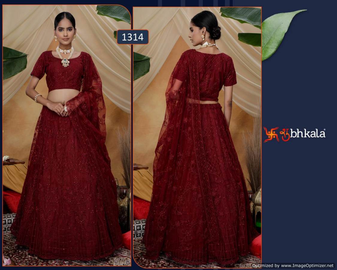 KF Bridesmaid Vol 6 Latest Designer Threads Embroidery Work With Stone Lehenga Collection 