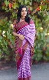 Scmg Ethnic Casual Wear Linen Cotton Printed Saree Bulk Orders In India