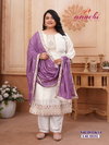 Plus Crystal 2.0 By Aanchi Vichitra Silk Kurti With Bottom Dupatta Exporters In India