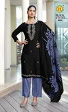 Black Stone Vol 8 By Jt Rayon Embroidered Dress Material Wholesale Suppliers In Mumbai
