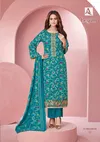 Begum By Alok Suit Viscose Reyon Printed Embroidery Dress Material Wholesale Market