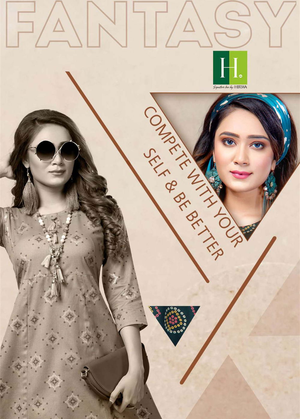 Hirwa Kitty Party 7 Latest Fancy Designer Casual Wear Bandhani Printed Designer Kurtis Collection
