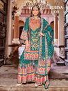 Rubina By Banwery Crape Silk Kurti With Bottom Dupatta Wholesalers In Surat