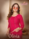 Olivia By Aanchi Fancy Diamond Work Wholesale Long Kurti Suppliers In Mumbai
