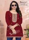 Ramna 2 By Sangeet Rayon Embroidery Wholesale Short Kurti Suppliers In Mumbai
