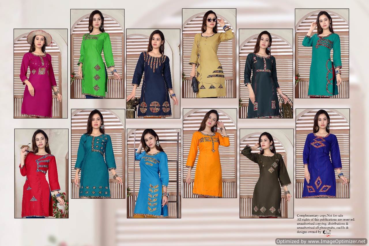 kinti-navya Latest Fancy Regular Wear Pure Cotton Designer Kurtis Collection


