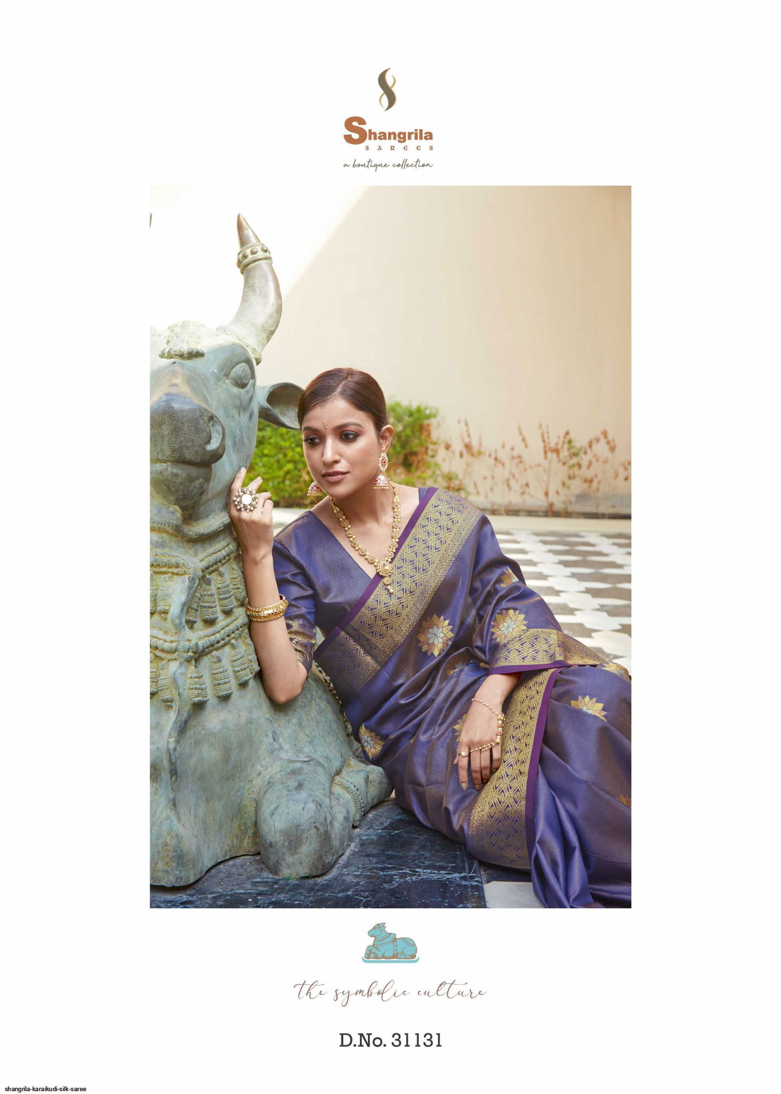 Shangrila Karaikudi Festive Wear Heavy Designer Silk Saree Collection
