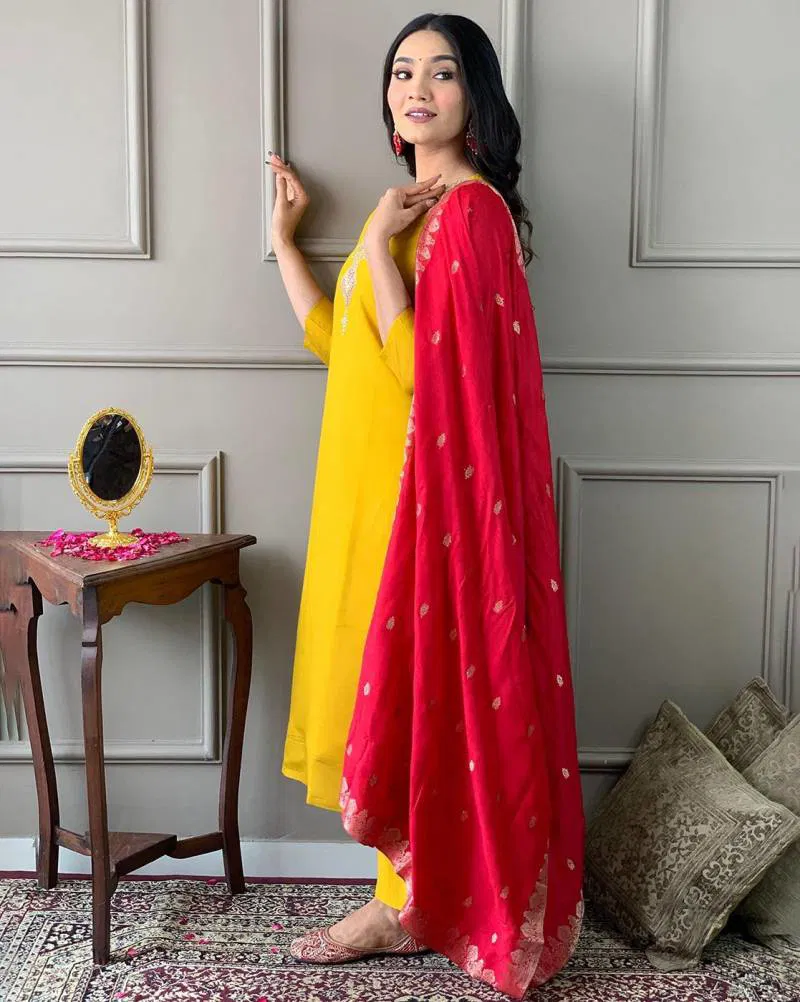 Navya Kurti 98 Cotton Embroidered Kurti Bottom With Dupattta Wholesale In India