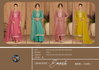 Enoch By Four Dots Rose Gold Silk Jharkan Dress Material Wholesale Distributors In India