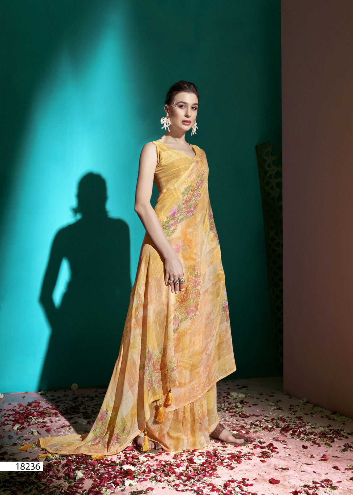 Darjeeling Vol 2 By Vallabhi Georgette Daily Wear Sarees Surat Wholesale Market