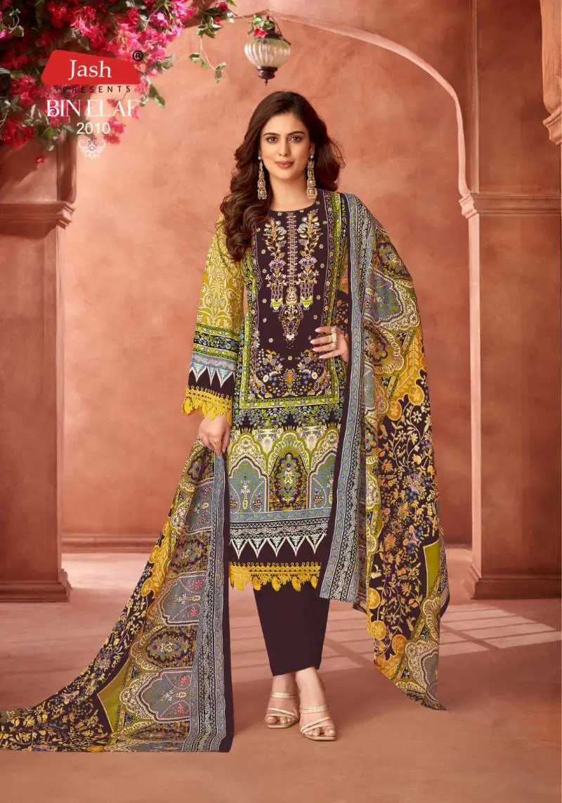 Bin Elaf Vol 2 By Jash Cotton Printed Surat Dress Material Wholesale Market