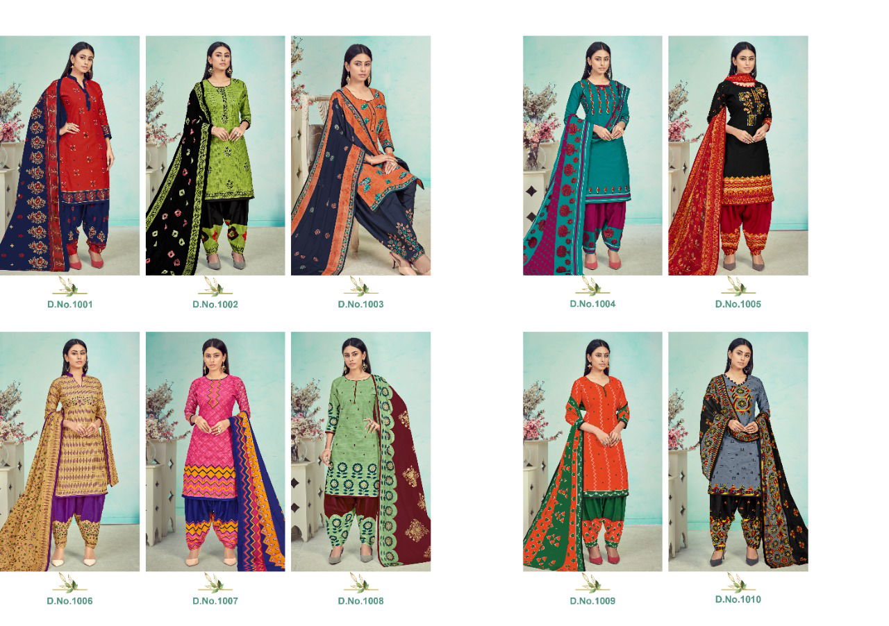Megha Panghat Vol 1 Exclusive Pure Cotton Printed Casual Wear Dress Material Collection 