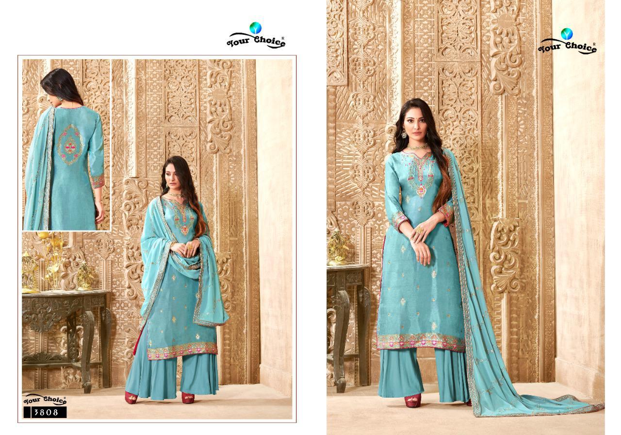 Your Choice Glazier Fancy Latest Festive Wear Pure Dolla Silk Exclusive Salwar Kameez Collection
