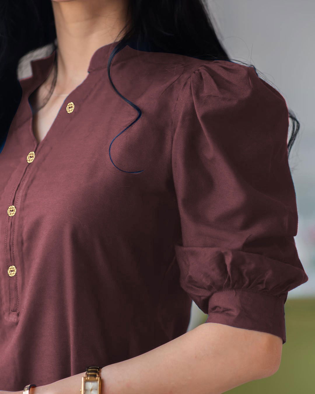 2015 Party Wear Cotton Slub Short Kurti With Bottom Catalog