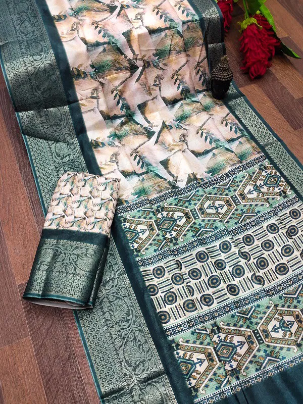 Mahek 183 Vol 2 Festive Wear Digital Printed Dola Silk Saree Bulk Orders In India